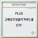 PLUS 고배당주위클리커버드콜 ETF 주가 구성종목 배당금 전망 이미지
