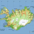세계의 주요 섬(18)/ 아이슬란드(아이슬란드, 10만 2,999㎢) 이미지