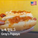 현준to | 뉴욕 여행 핫도그 맛집 추천 | 셜록현준도 방문한 그레이스 파파야