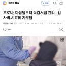 코로나, 다음달부터 독감처럼 관리…검사비·치료비 자부담 이미지