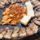 무쇠솥통돼지김치찌개 | 관평동삼겹살 무쇠김치삼겹 관평점에서 삽겹살 3인분과 된장찌개, 계란찜 아이와 먹어본 후기