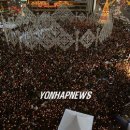 한나라당 서울시청앞 대규모 촛불집회 이미지