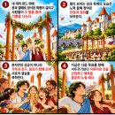 만화 타로, 웨이트 타로 마이너 아르카나 완드 4(Four of Wands) 이미지