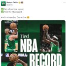 [BOS]NBA 단일 경기 3점 타이 기록을 세운 보스턴 셀틱스 이미지