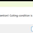 AL 가공조건 누라발생시 cutting-condition 이미지
