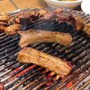 대전관저동맛집/숯불에 구워먹는 마치광장 수제돼지갈비 전문점,갈비꽃 관저마치광장점