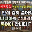 HagaH(226)_사도행전 묵상(21)_내 안에 깊히 숨어있는 아나니아와 삽비라를 죽여야 합니다(행5:1-11) 이미지