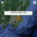 옐로우스톤 가까운지역의 지진과 일본 동경지진 이미지