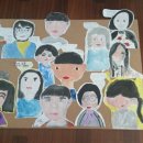 4월 24일 (금) - 옥수수반 그림, 그림판에 붙여서 완성하고, 텃밭에 모종 심고~ (일기 다 썼어요~) 이미지