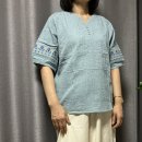 H1086 | 편안한 데일리 투피스 패션고리 면마 팬츠 투피스 엄마 여름선물추천