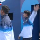 파리올림픽 남자 양궁 개인전 시상식.gif 이미지