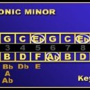 Harmonic Miner (하모닉 마이너, 화성 단음계) 튜닝 이미지
