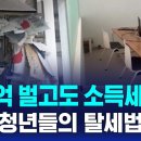 ﻿수십억 벌고도 소득세 '0원'…요즘 청년들의 탈세법 / SBS 8뉴스 이미지