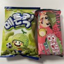 홈런볼 | 신상과자 메론킥&amp;홈런볼 말차딸기맛 후기