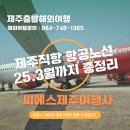 제주출발 해외직항항공노선, 제주출발 해외항공노선 (국가별. 항공사별 총정리) 이미지