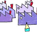 연필스케치와 꽃그림 이미지