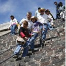 멕시코 테오티우아칸 - 아메리카 대륙에서 가장 큰 피라미드 유적 이미지