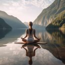 내면의 평온을 찾는 명상 이미지