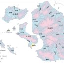 원래 수십개의 섬이었지만, 천년 동안 간척으로 하나의 섬으로 만들어진 곳 이미지