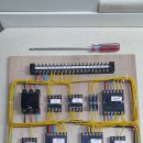 혼공 : 전동기 정역 운전회로 제어반 이미지