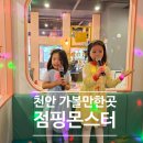 오락가락오락실 | 천안 실내 아이와 가볼만한곳 점핑몬스터 가족 오락실 대형키즈카페