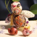 봄 병아리 봉제수제인형 vernal chick handmade plush 이미지