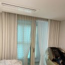 삼환밝은세탁 | 약대위브트레지움 한아름삼환 유니슬렛 스마트커튼...블라인드 암막블라인드 외 거실커튼인테리어 시공후기