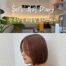 광주봉선동미용실 토니앤가이ㅣ로즈브라운 비건염색 후기