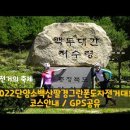 2022단양소백산팔경그란폰도자전거대회 코스 gps 이미지