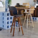 H1060 | 아일랜드홈바의자 추천 / 내추럴&amp;월넛 감성으로 완성하는 홈카페 인테리어