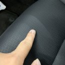 안전자동차시트복원 | 자동차 검은색 가죽 시트를 대구에서 담배빵 복원한 후기