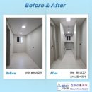 호반써밋프라임뷰 403동 | 호반써밋 안방 공간활용 드레스룸 문달기 도어제작