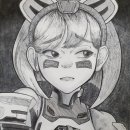 한빛양 실사 그림 후기 🔥