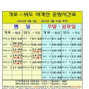 Re:참고로 위도여객선 시간표 이미지