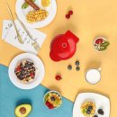 모두를위한 맛있는 와플 조리법: Silencare 미니 메이커, 4 인치, 레드 & SC-K102 글루텐, 채식주의 자, 팔 레오, 유 이미지