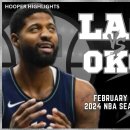 LA Clippers vs Oklahoma City Thunder Full Game Highlights | Feb 22 이미지