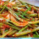 고구마줄기 김치 담그는 법 고구마 순 김치 레시피 이미지