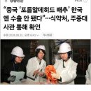 (펌)식약처 카르텔_중국음식이 무분별하게 수입되는 이유 이미지