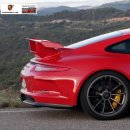 포르쉐 2012~14년 카레라 Carrera & C4S C2, C -＞2014 Porsche 991 GT3 ST 리어트렁크 윙 스포일러-프로젝트 A 리어트렁크스포일러 이미지