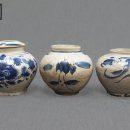 [B12054-6]골동품 해주도자기 3점(해주항아리, 해주단지, 해주백자, 조선백자, 청화백자)((판매완료))