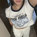 미네드 | [메종미네드] 메종미네드 블루 배색 반팔티 후기