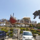 노을그려진바다풍경 이미지