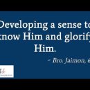 Developing A Sense To Know Him And Glorify Him - Bro. Jaimon, Atlanta CFC, 이미지