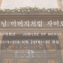 자비의 특별 희년 jubilee OF mercy 선포 "하느님 아버지께서 자비하신 것처럼!" (2015.12.08 - 2016.11.20) 이미지