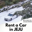 씨유 제주남조로점 | 제주 렌트카 눈오는날 후기 제주도 렌트카 자차 추천