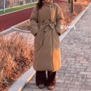 지금 | 기은세 공항룩 온앤온 트렌치 구스다운, 156cm 실착 후기 (지금 구매해도 괜찮을까?)