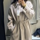 연충 | 미쏘 핸드메이드 벨티드 롱 코트 오트밀멜란지 리뷰, 갓성비 롱코트 추천