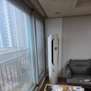 청라웰카운티 1차 아파트 횡단보도 | 인천 서구 에어컨설치 매립배관 LG 2in1이전설치 청라 웰카운티 시공 현장!