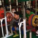 일본 -85체급 역도 챔프 Yamamoto Toshiki의 300kg 스쿼트. 이미지