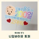 니얼바이유 기념일 토퍼 아기 200일 셀프 촬영에 딱